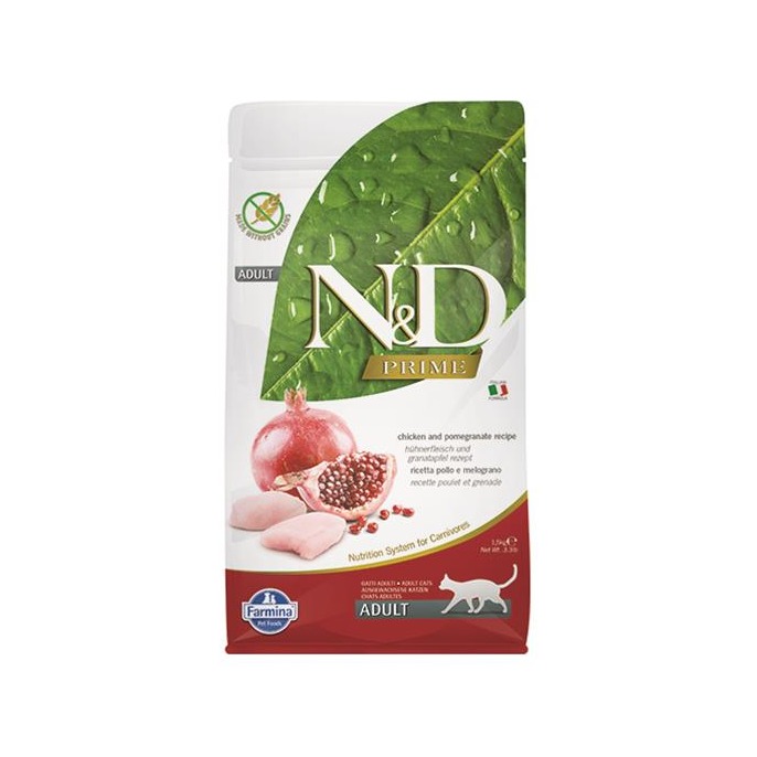 Farmina N&D cat PRIME (GF) adult, chicken & pomegranate 1,5 kg